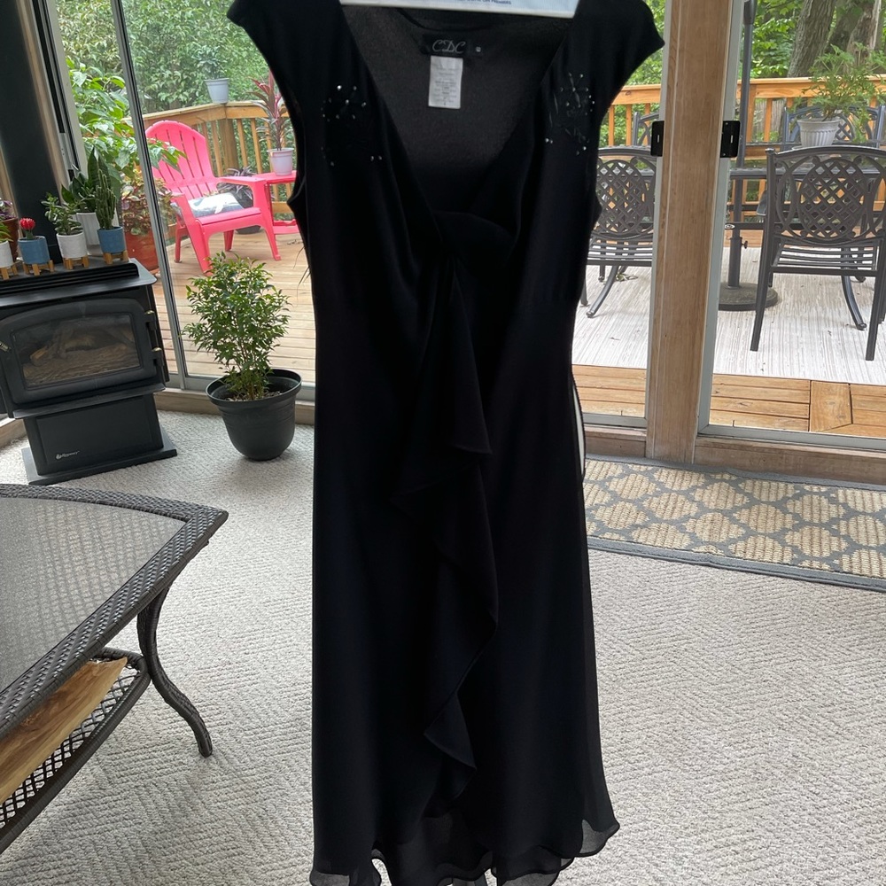 Black cocktail dress women’s size 6